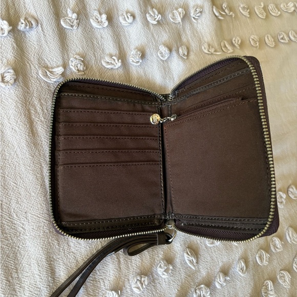 Coach Brown Leather Wallet - Picture 3 of 6